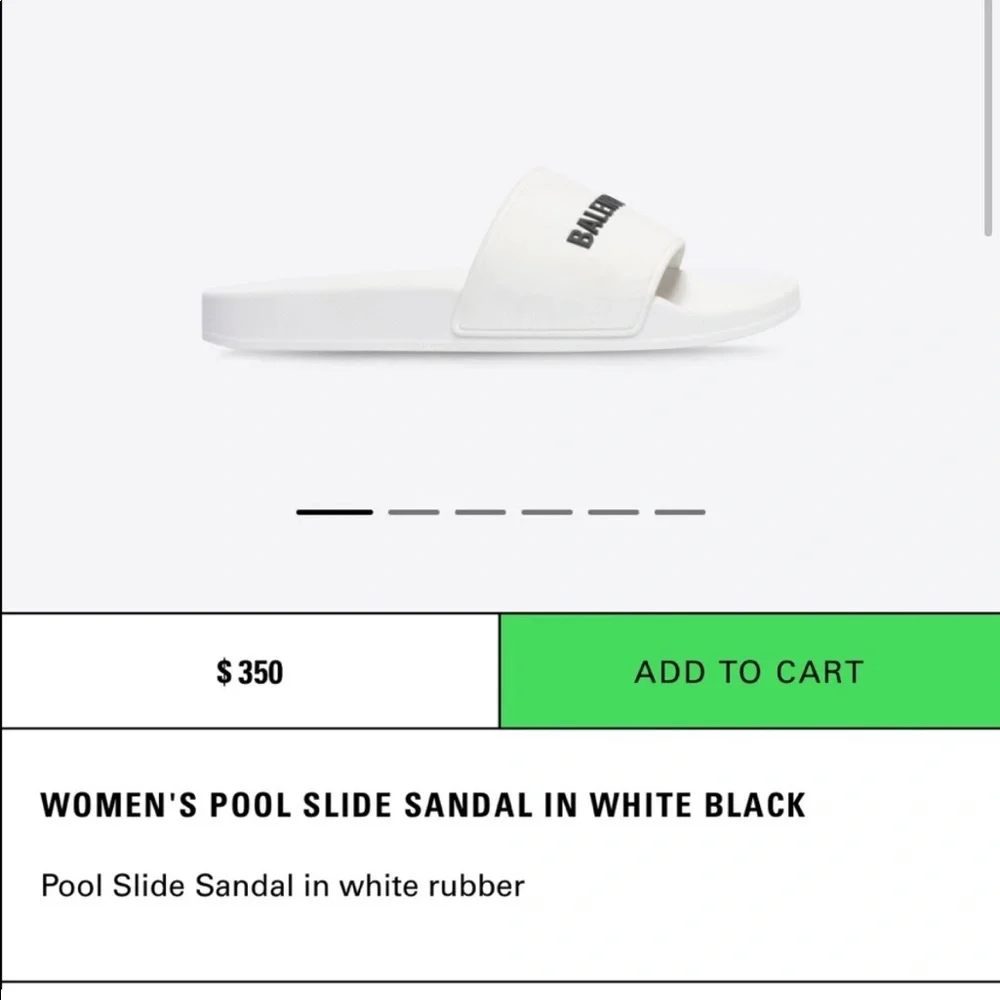 Balenciaga pool slides - new in box - Picture 7 of 10